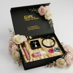 Gift Box with Minimal Flowers